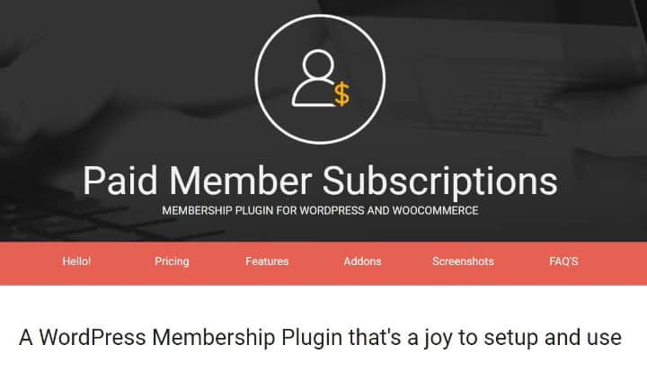 افزونه Paid Member Subscriptions