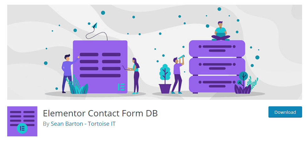 افزونه Elementor Contact Form DB