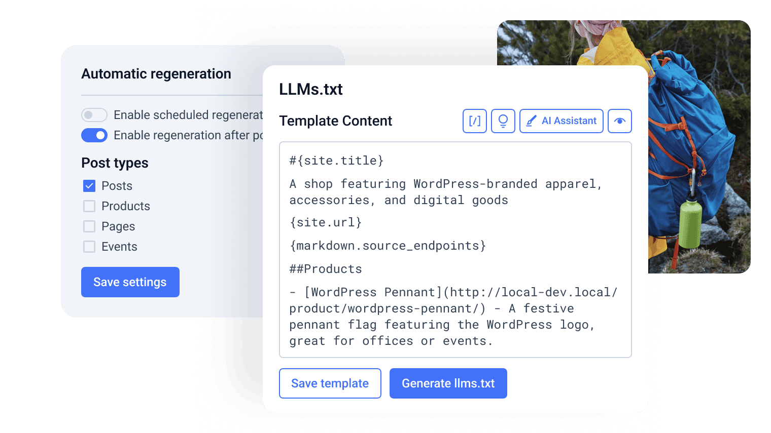 ایجاد فایل LLMs.txt در افزونه JetGEO